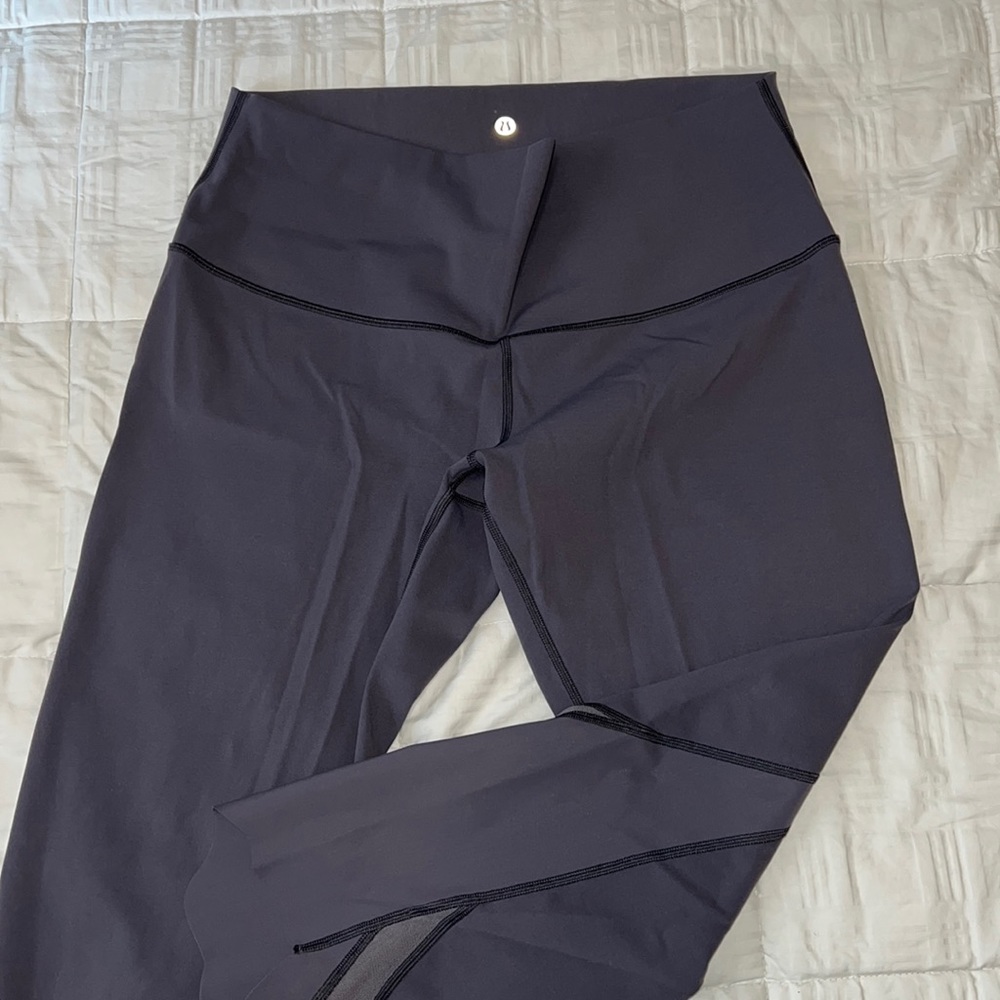 Lululemon purple grey leggings